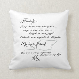 友達は天使に変装して…枕 クッション