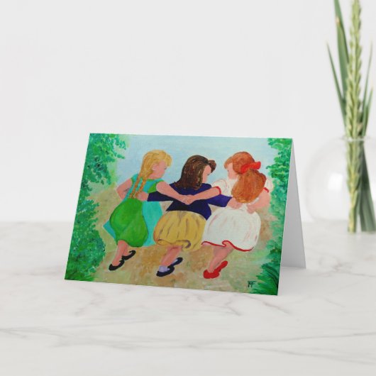 友達は天使のようなもの カード (正面)