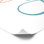 友達は家族を選択タイポグラフィ ポスター (コーナー)