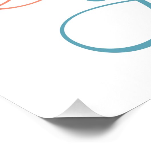 友達は家族を選択タイポグラフィ ポスター (コーナー)