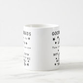 友達は星のようなもの: 友情の引用アート コーヒーマグカップ (中央)