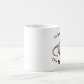 友達は最高の枕! コーヒーマグカップ (中央)