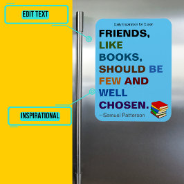 友達は本のよう感動的 マグネット