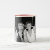 「友達は永遠に」パーソナライズされた2音式コーヒーマグ ツートーンマグカップ (中央)