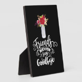 友達は決して別れを告げない フォトプラーク (側面)