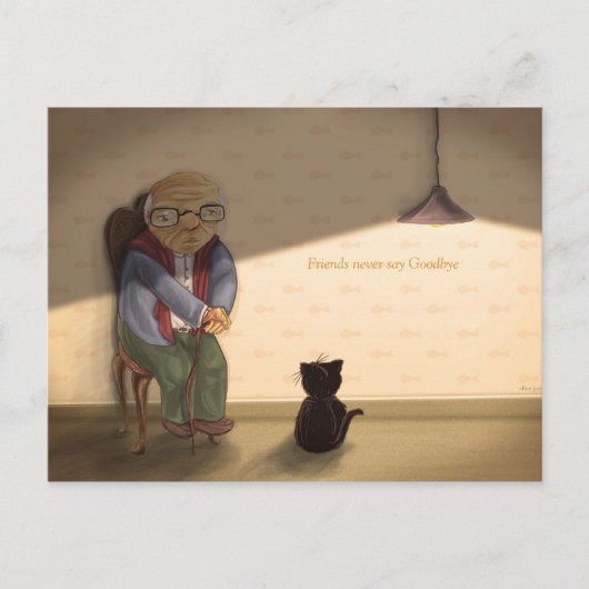 友達は決して別れを告げない ポストカード (正面)