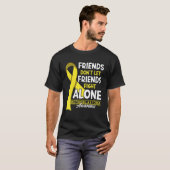 友達は私はretinoblasの友人を一人で戦わせない tシャツ (正面フル)