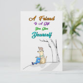 友達は自分に与える贈り物 犬たちとの友情 招待状 (スタンド正面)