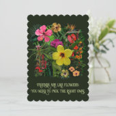 友達は花のように🌻フォトカード サンキューカード (スタンド正面)