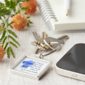 友達は花のように彼らはカラー引用文 キーホルダー (側面)