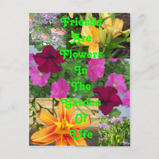 友達は花…ポストカードPC78 ポストカード