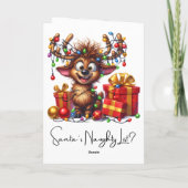 友達へのカスタムメリークリスマス面白い名言 シーズンカード (裏面)