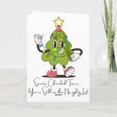 友達へのカスタムメリークリスマス面白い名言 シーズンカード (裏面)