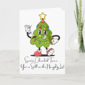 友達へのカスタムメリークリスマス面白い名言 シーズンカード (正面)