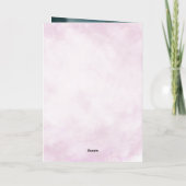 友達へのミニマルな遅れた誕生日カード カード (裏面)