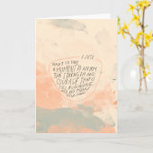 友達への励ましの名言｜強さと勇気 カード (黄色い花)