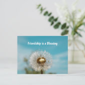 友達への思いやりポストカード ポストカード (スタンド正面)