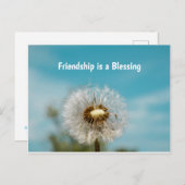 友達への思いやり ポストカード (正面/裏面)