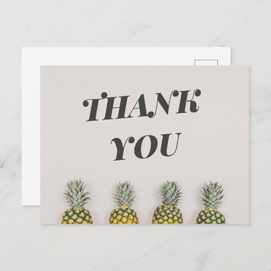 友達への感謝の手紙を贈る ポストカード (正面/裏面)