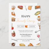 友達への招待 招待状 (正面/裏面)