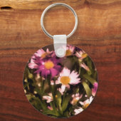 友達への花のキーチェーン キーホルダー (正面)