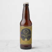友達への誕生日おめでとう 詳細2 ビールラベル (正面)