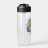 友達みんなで小妖精や小人のクリスマスを楽しむ ウォーターボトル (正面)