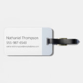 友達みんなで小妖精や小人のクリスマスを楽しむ ラゲッジタグ (裏面横)