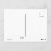 友達もしは花だった私があなたを選ぶ引用文白 ポストカード (裏面)