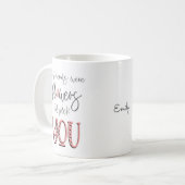 友達もしは花の友情引用文名 コーヒーマグカップ (正面左)