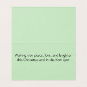 友達よくはしゃぐのクリスマスカード (内部フラット)