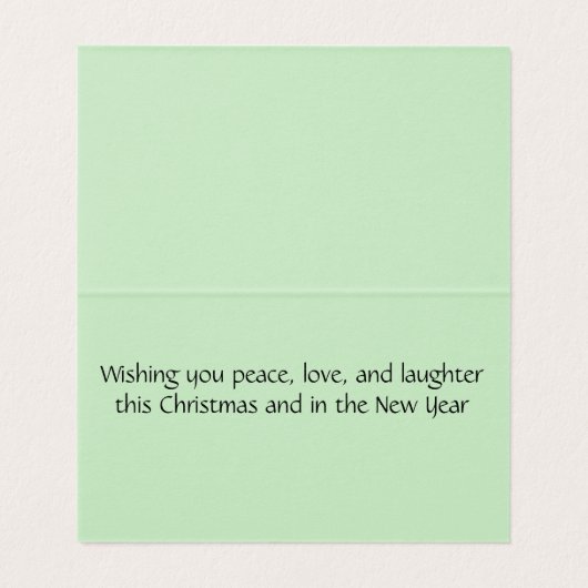 友達よくはしゃぐのクリスマスカード (内部フラット)