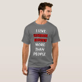 友達よりホラー映画が好き Tシャツ (正面フル)