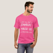 友達をゾンビから守れ Tシャツ (正面フル)