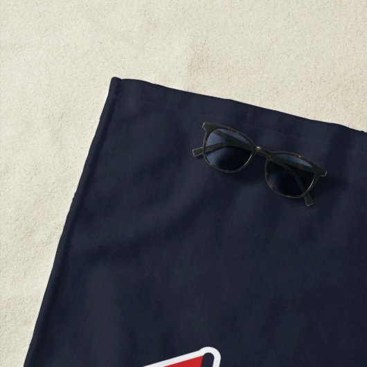 友達をパーソナライズする友達を許可しない3 Puttゴルフ ビーチタオル (インサイチュ)