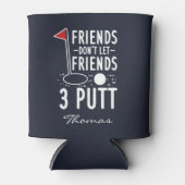 友達をパーソナライズする友達を許可しない3 Puttゴルフ 缶クーラー (正面)