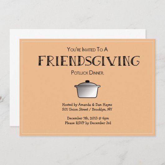 友達を作る招待状! -カスタマイズ可能 招待状 (正面/裏面)