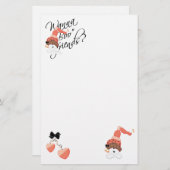 友達を呼びたい 便箋 (正面/裏面)