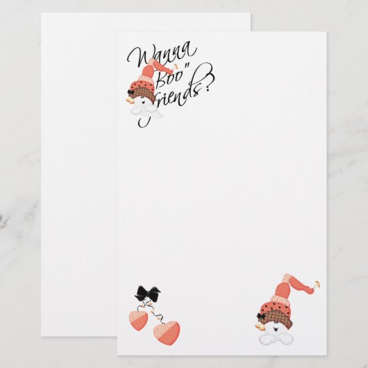 友達を呼びたい 便箋 (正面/裏面)