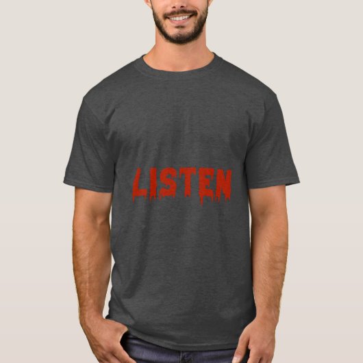 友達を大切にする言葉 Tシャツ (正面)