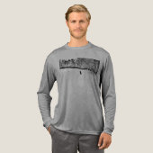 友達を待つ長袖シャツ トライブレンドＴシャツ (正面全体)