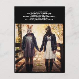 友達を怒らせてるのか？ ポストカード