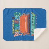 友達を見たいんだ™グラフ鮮やかク シェルパブランケット (正面(横))