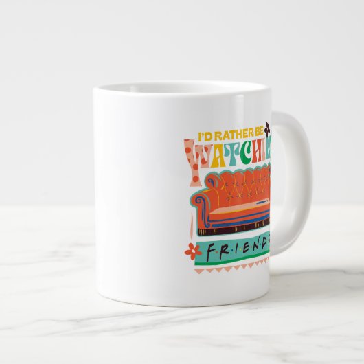 友達を見たいんだ™グラフ鮮やかク ジャンボコーヒーマグカップ (正面右)