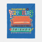 友達を見たいんだ™グラフ鮮やかク フリースブランケット (正面)