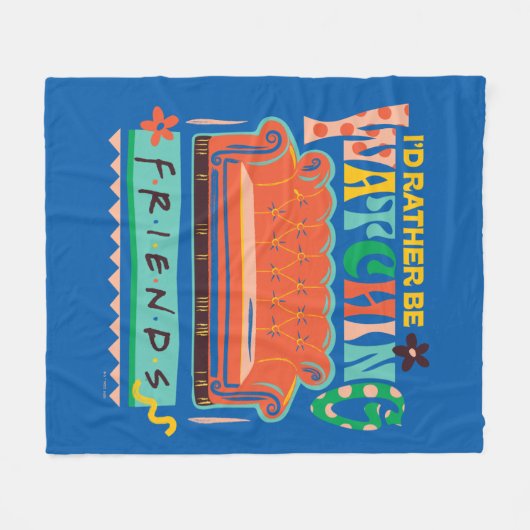 友達を見たいんだ™グラフ鮮やかク フリースブランケット (正面(横))