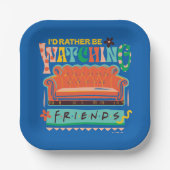 友達を見たいんだ™グラフ鮮やかク ペーパープレート (正面)