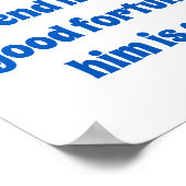 友達を見つ実在ける – 友情引用文 ポスター (角)