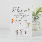 友達を集めて 招待 招待状 (スタンド正面)