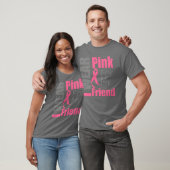 友達家族のためのピンクリボンマイ� breast cancer tシャツ (ユニセックス)